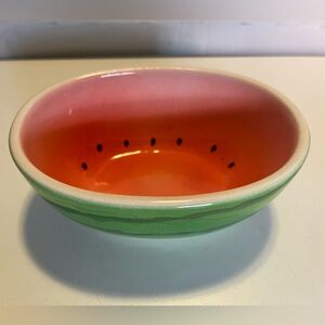 Vintage Pier 1 Colorful Watermelon Bowl Made in Japan Set of 2